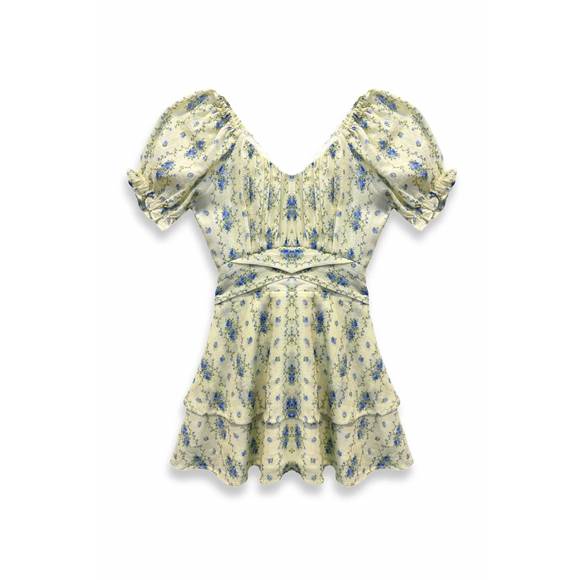 NEW KATIE J NYC tween's delilah floral dress in cream - Picture 1 of 2
